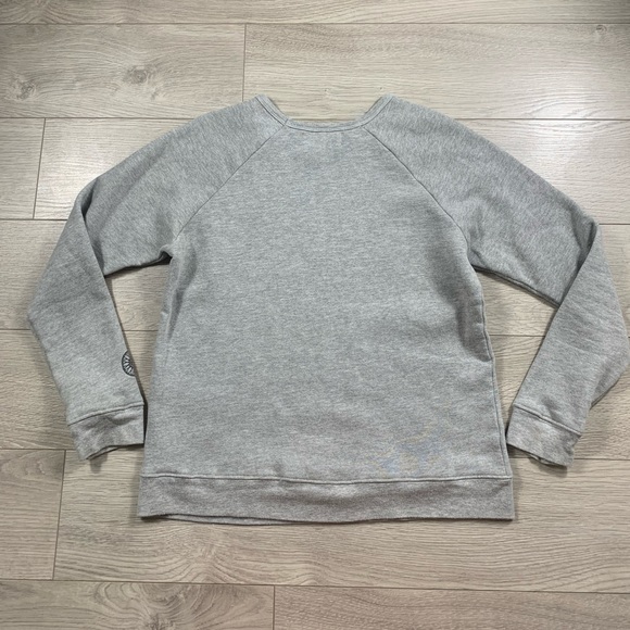 SoulCycle “Soul Soul” Grey Cotton Crewneck Sweater Top - Picture 2 of 9